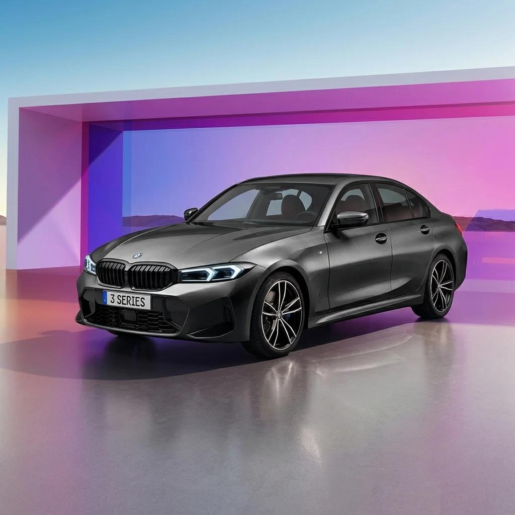 تعرّف على سيارة **BMW الفئة الثالثة** الجديدة، واستمتع بتجربة فاخرة.