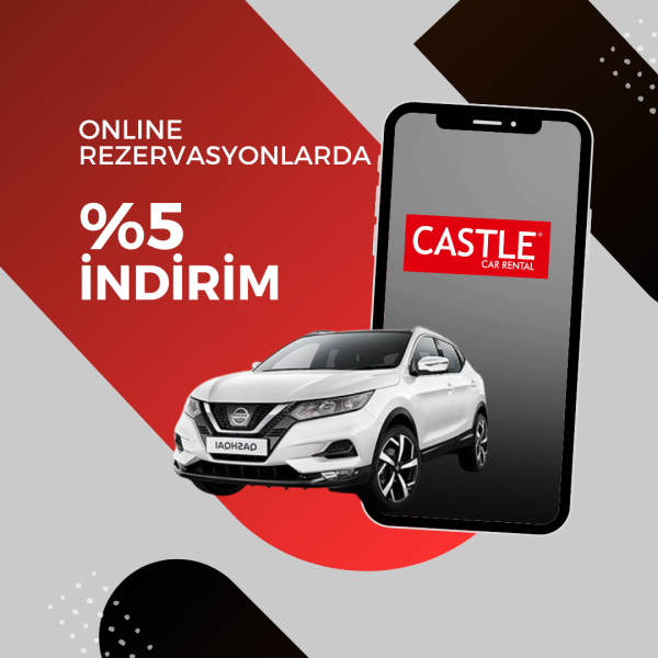 Online Rezervasyonlarda 5% İndirim